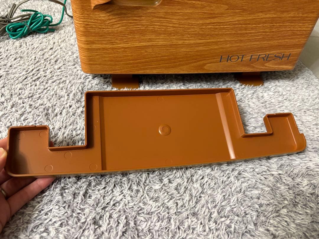 ！値下げしました！廃盤の希少木目のタオルウォーマー HOT FRESH