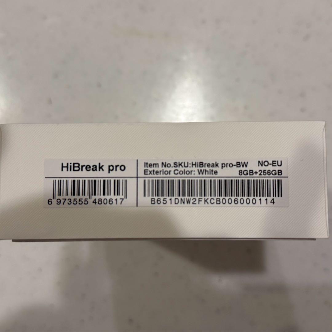 【ほぼ新品】 Bigme HiBreak Pro 6.13 インチ ホワイト 白
