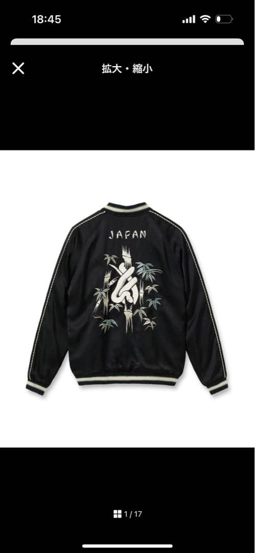 テーラー東洋60周年スカジャン　蛇　ヘビ