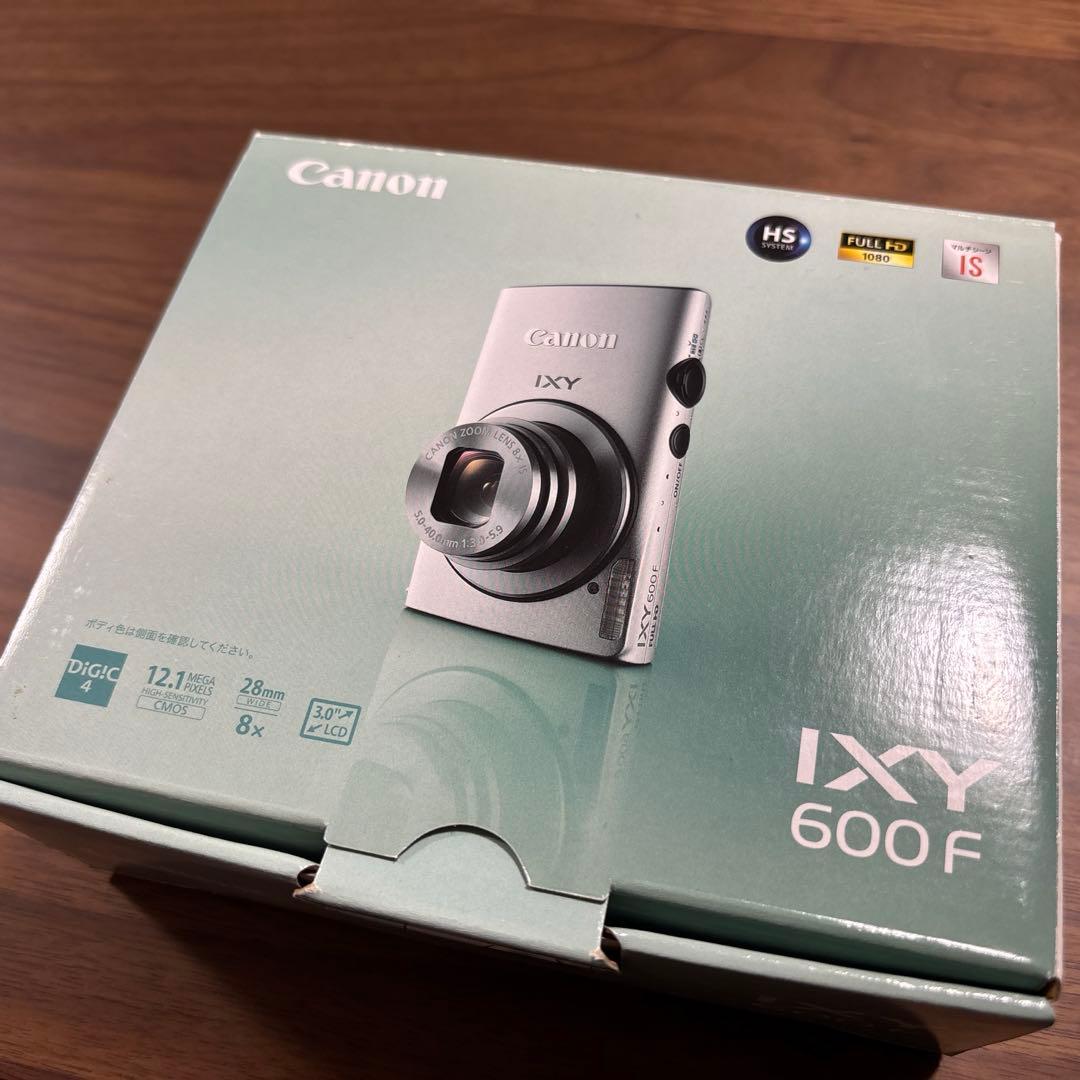 美品 Canon IXY600F コンパクトデジタルカメラ ブラック 箱あり