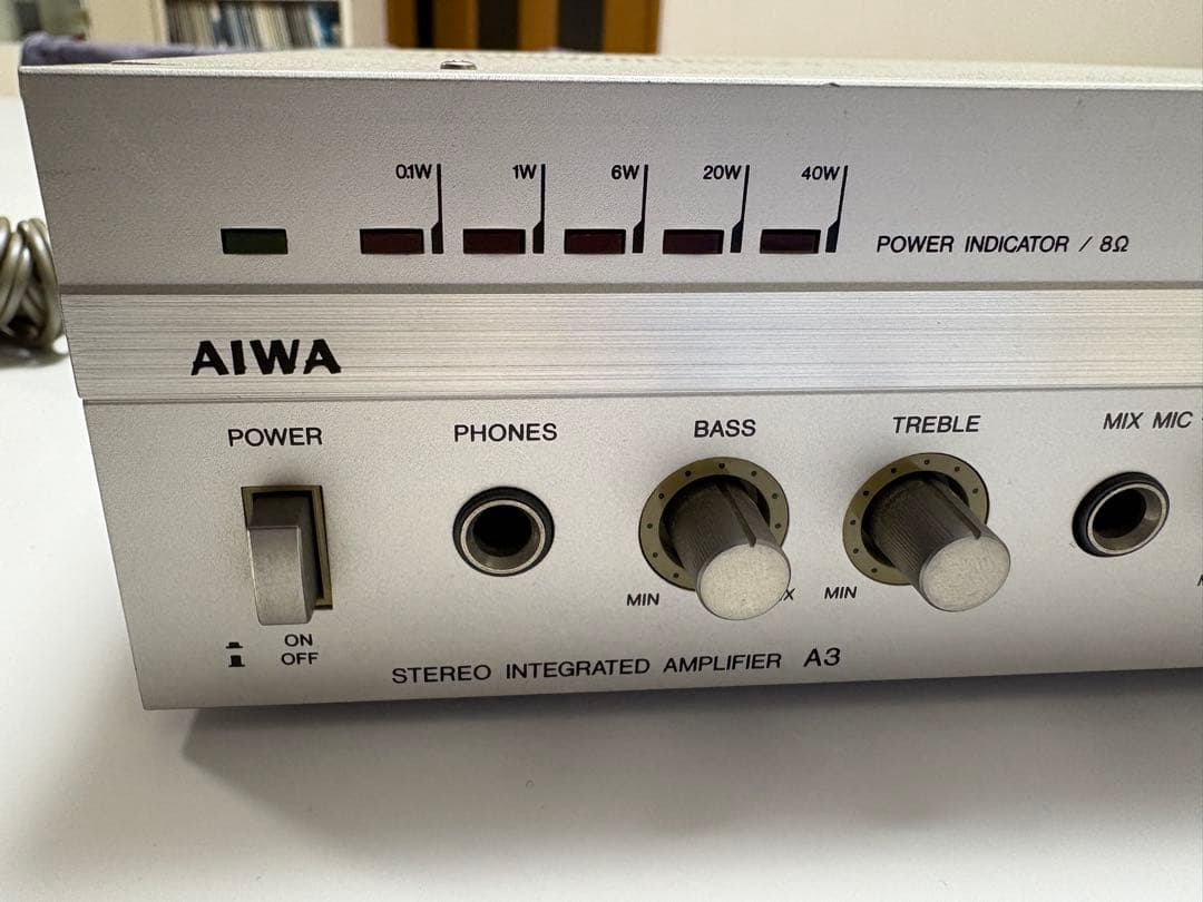 【正常作動】AIWA ステレオアンプ　S-A3