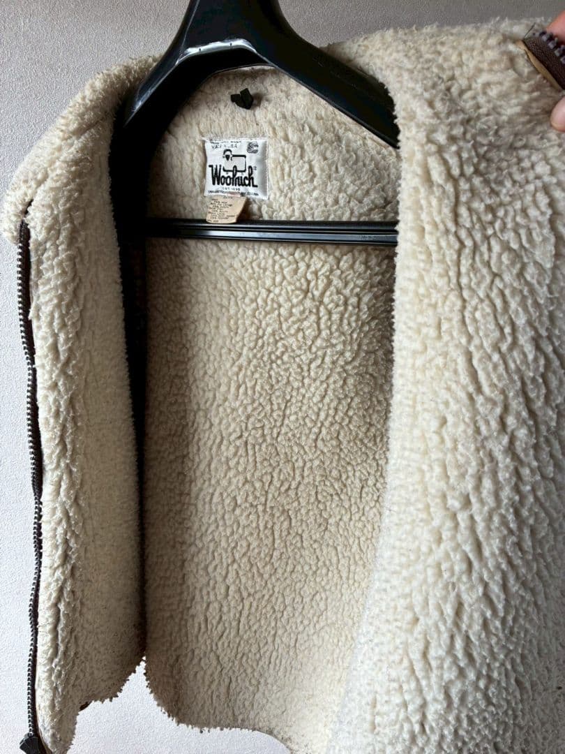 ひ*し様 【美品】Woolrich ウールチェックジップアップジャケット L