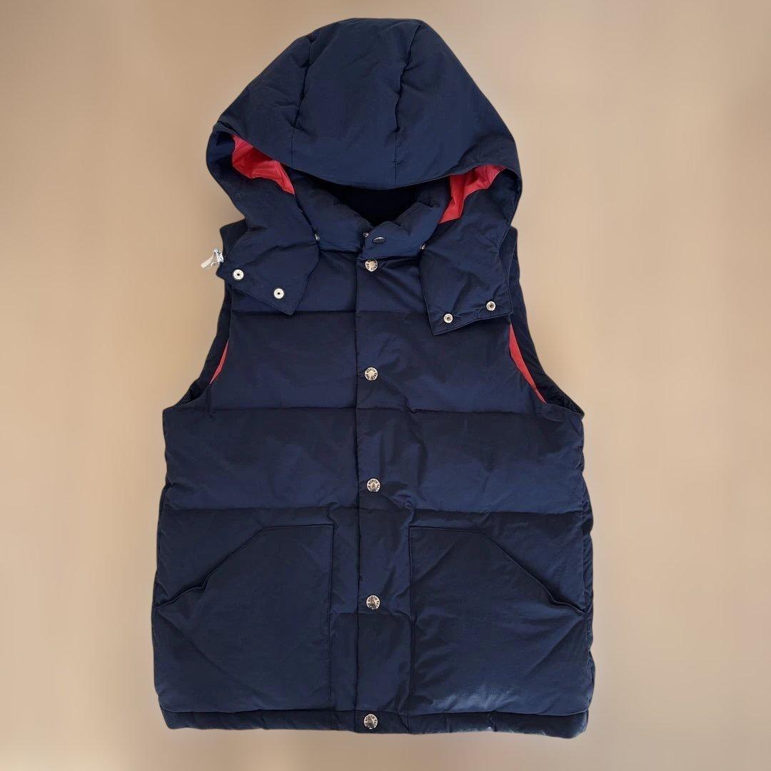 美品THE NORTH FACE ダウンベスト　キャンプシエラベスト　ネイビー