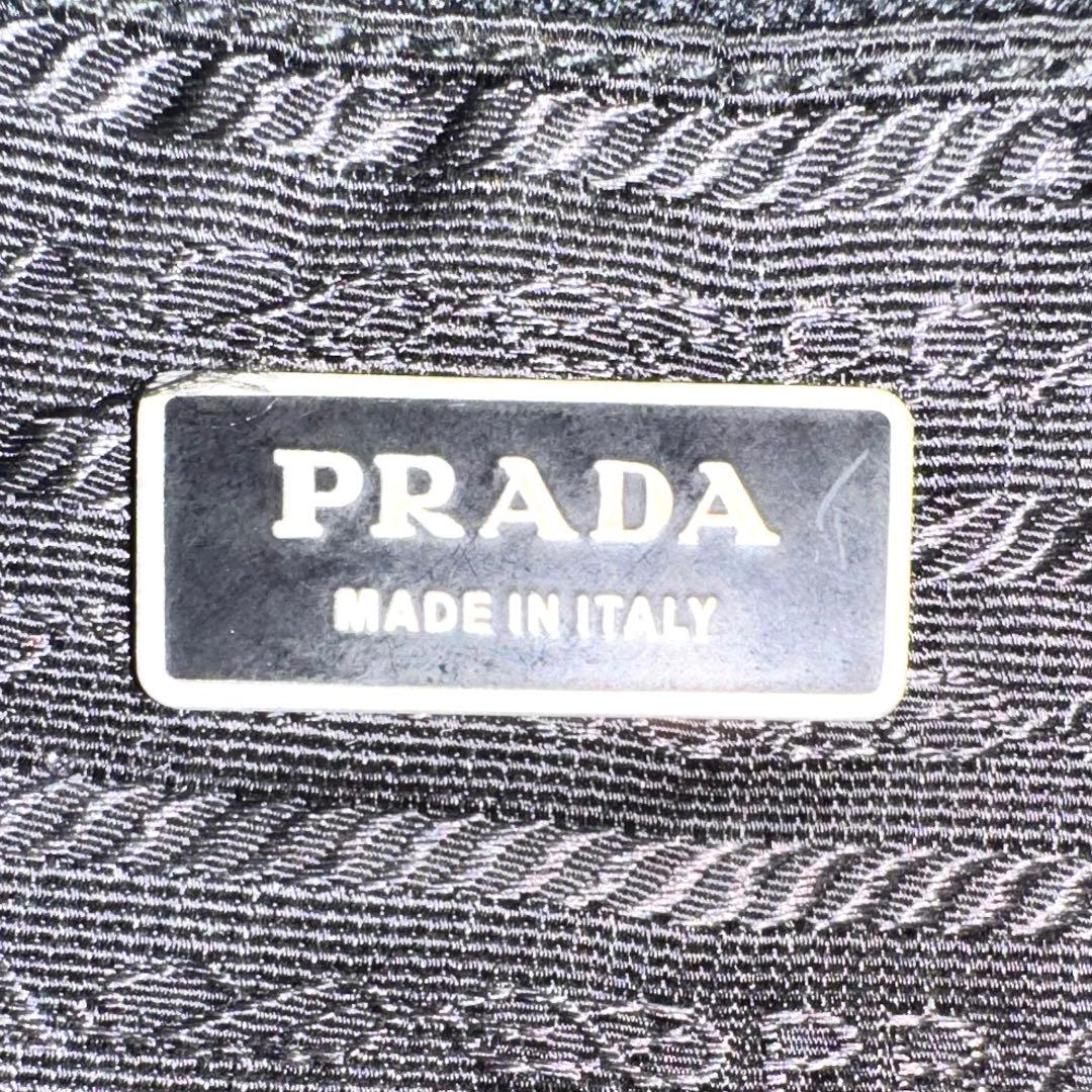 プラダ ショルダーバッグ y2k 00s archive三角ロゴ ナイロン 黒