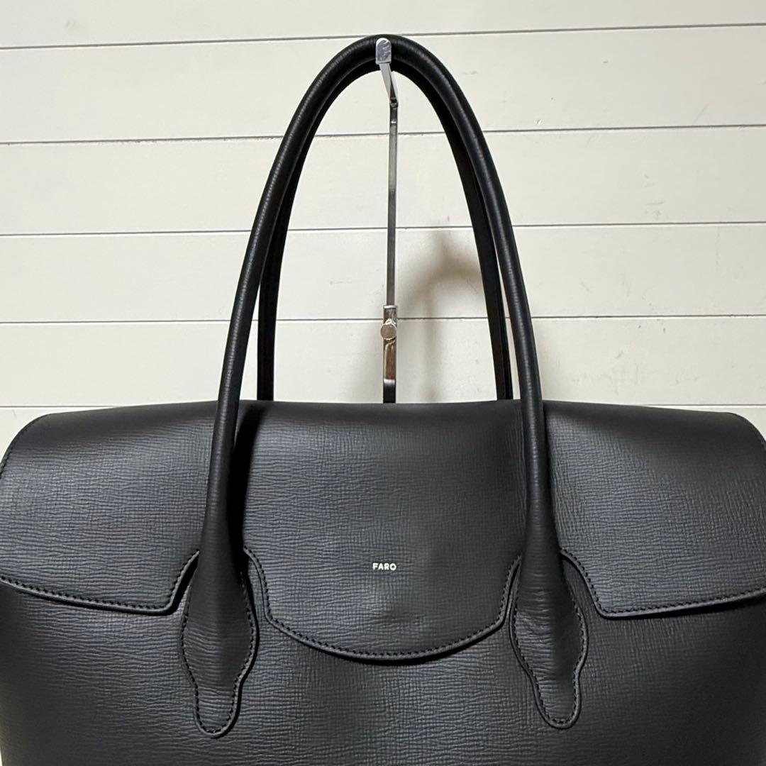 ⭐️新品未使用⭐️ FARO ファーロ　トートバッグ　Cartello レザー　黒