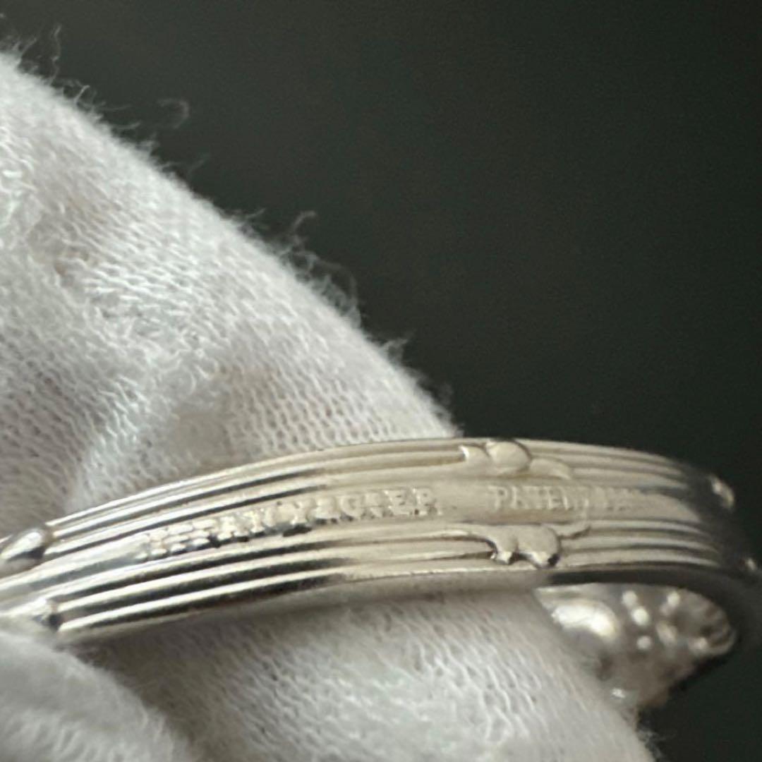 オールド　ティファニー バングル　ブレス　フォーク　シルバー　カトラリー　刻印入