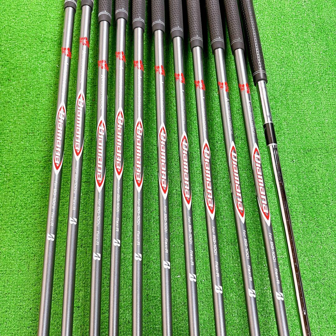 バッグ無し　ブリヂストン BG-100 メンズゴルフクラブ 11本セット