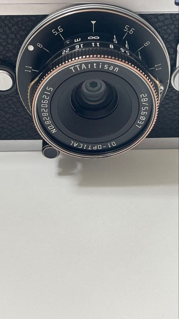 TTArtisan 28mm F5.6 ライカMマウント　ブラックペイント