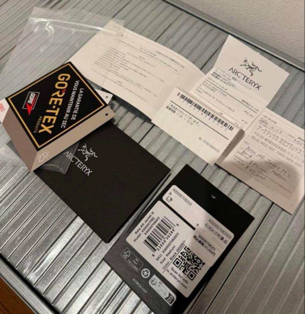 ARC’TERYX BETA ARジャケット　ブラック　M