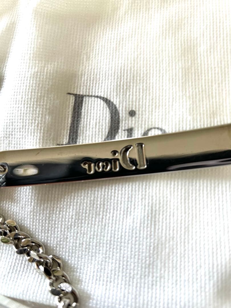 d*7様 Christian Dior ホワイト　チェーンベルト