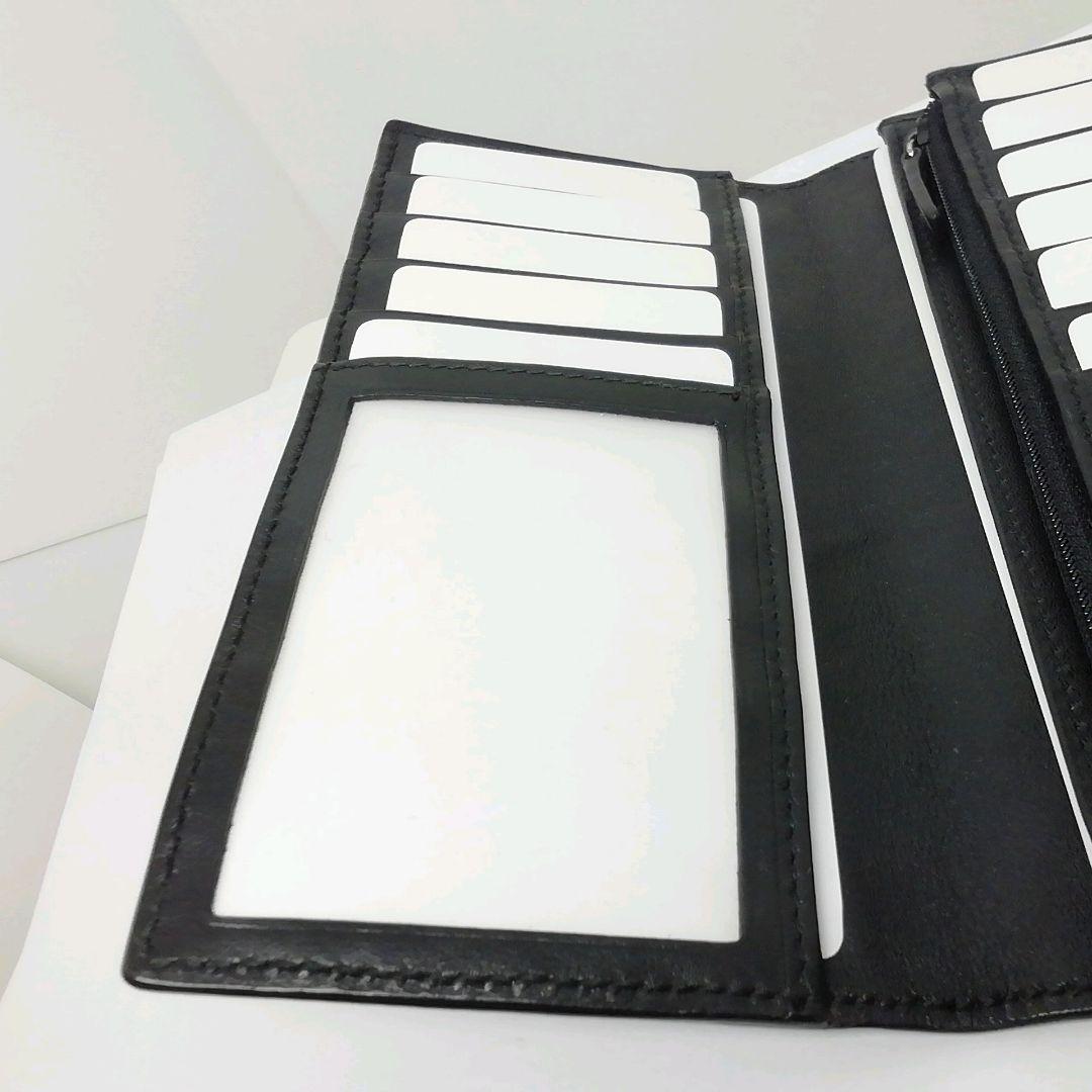 GUCCI　グッチ　マイクロシマレザー　ブラック　フラップタイプ