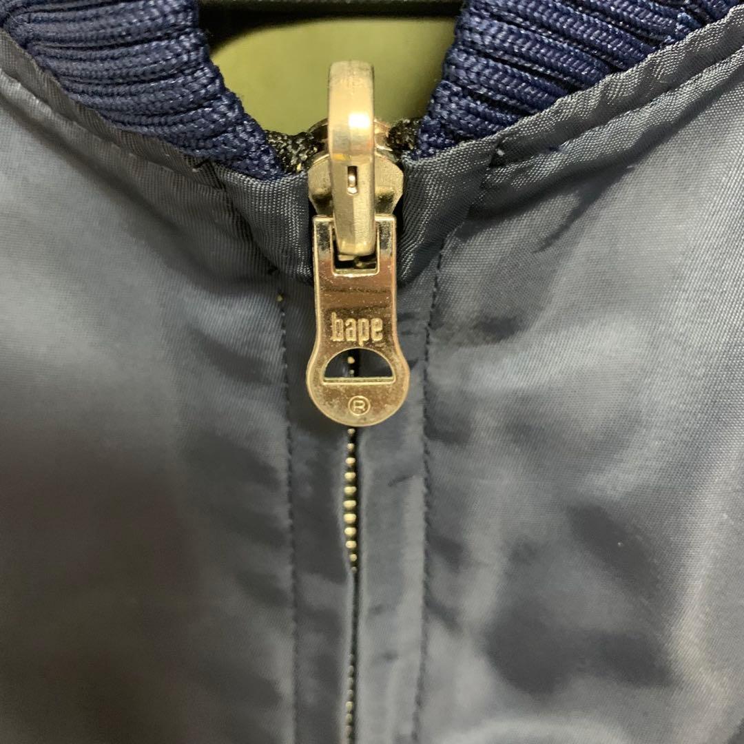 【美品】A BATHING APE（ア・ベイシング・エイプリバーシブルスカジャン