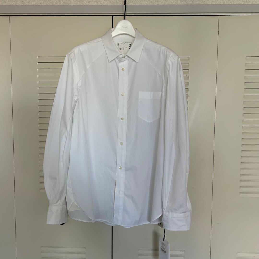 sacai 26ss シャツ　poplin shirt