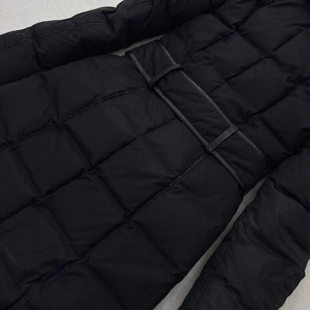 h*6様 マッカージュ　ダウンコート　レザー　ニット　KAY-NFR同型　ブラッ