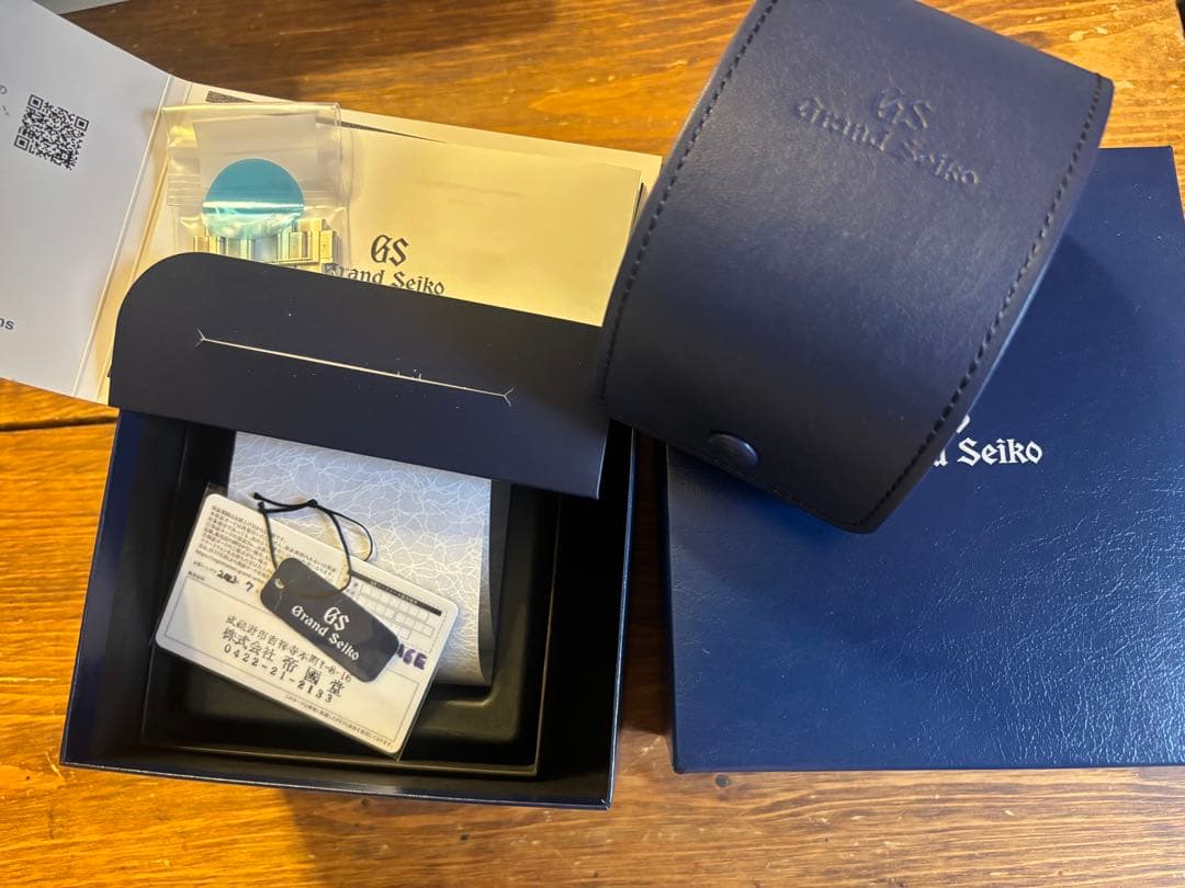 グランドセイコーSBGA461ダイバー黒スプリングドライブ箱保証書付保証期間残有