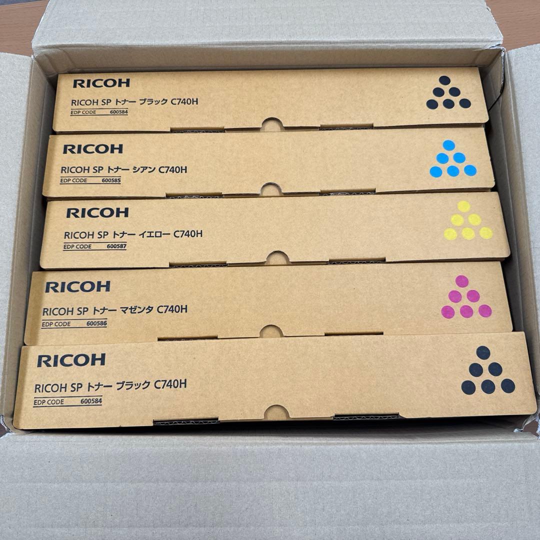 RICHO SP C740S トナーカートリッジ 3色セット