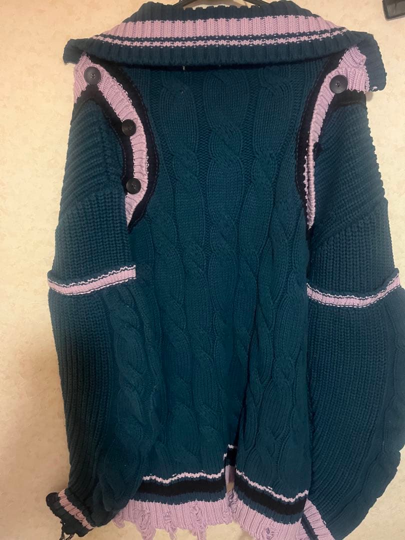 24ans 厚手 ケーブルニットワンピース　イヨンジ着用