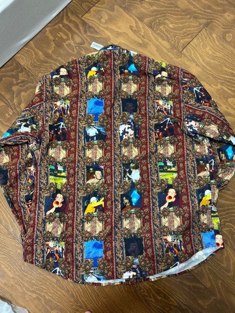 未使用 supreme シュプリーム コーデュロイ fw23s24 総柄 長袖