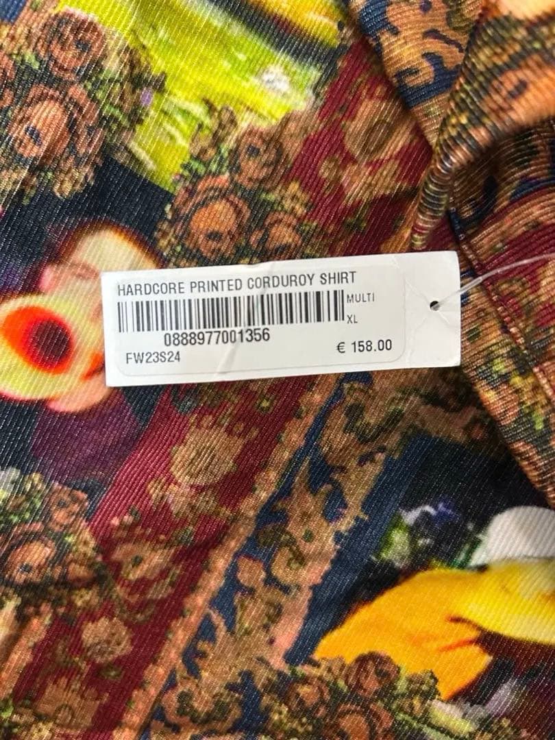 未使用 supreme シュプリーム コーデュロイ fw23s24 総柄 長袖