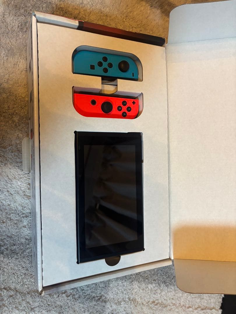 Nintendo Switch 本体 赤/青 付属品有