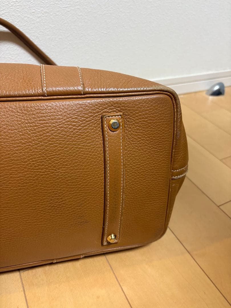 希少CELLERINI　チェレリーニ　2779　レザートート　シボ革　茶色