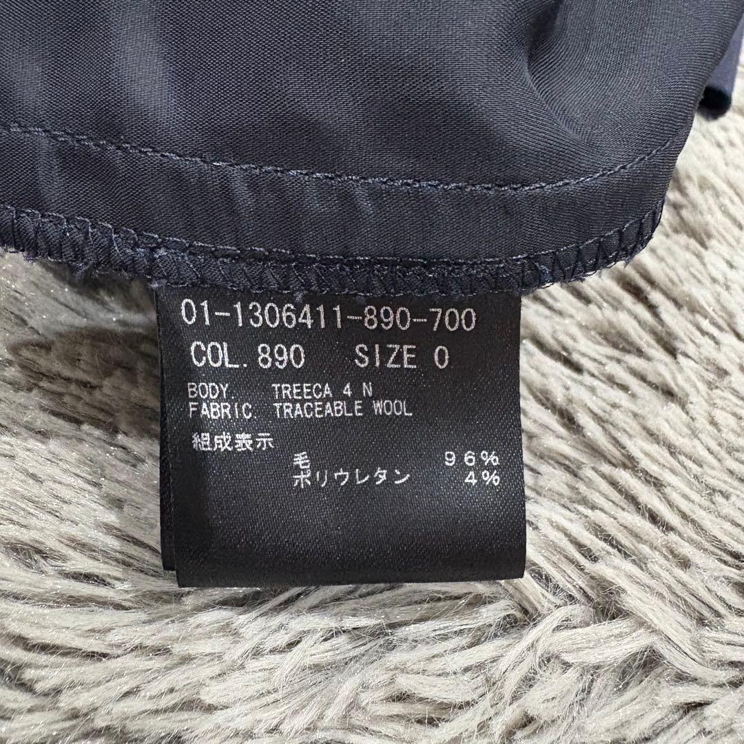 theory TAILOR LANAI パンツスーツ セットアップ　ネイビー