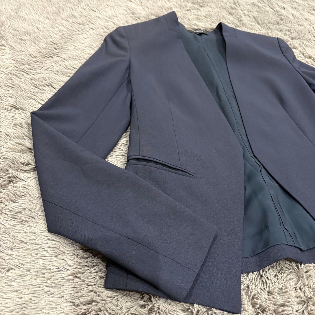 theory TAILOR LANAI パンツスーツ セットアップ　ネイビー
