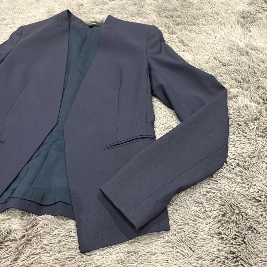 theory TAILOR LANAI パンツスーツ セットアップ　ネイビー