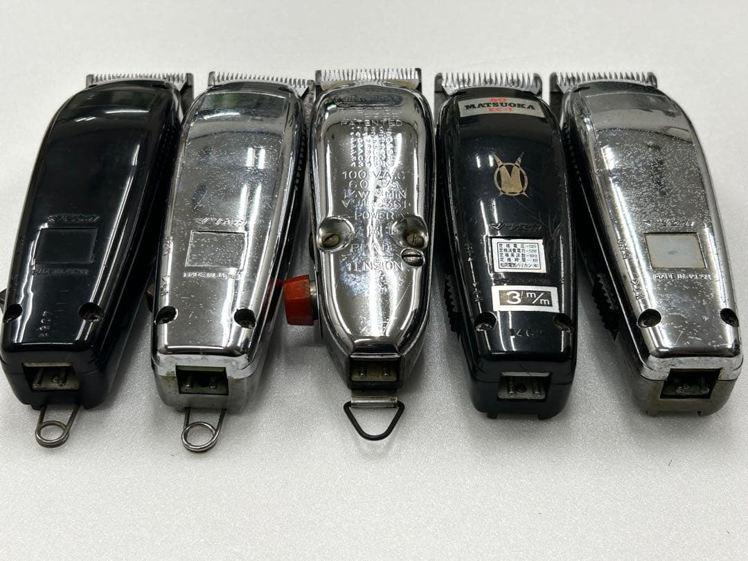 中古 マツオカ バリカン 5種10個