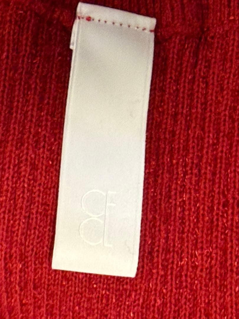 CFCL POTTERY VELVET SKIRT サイズ3 赤