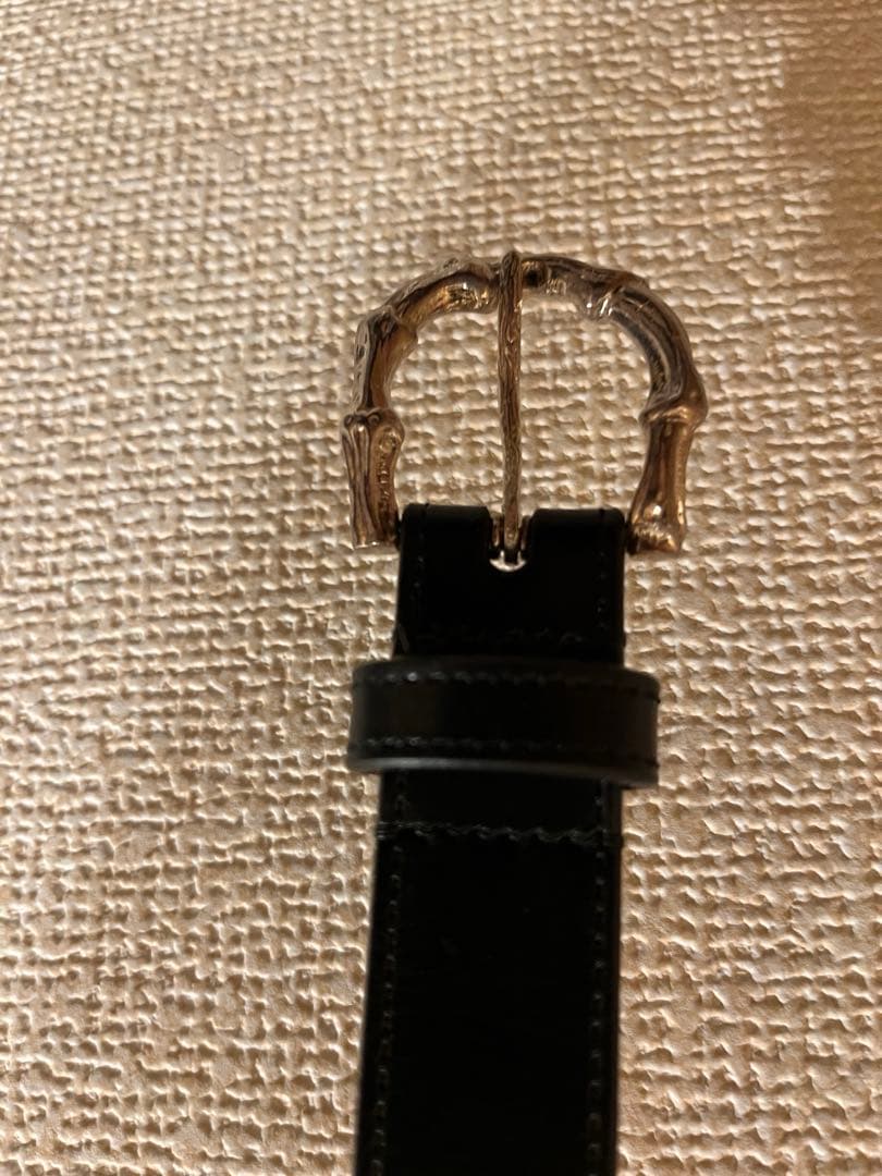 小物 Rosaria Product Bamboo Buckle Belt BLACK