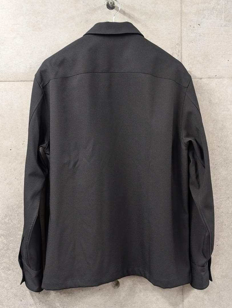 JIL SANDER ジルサンダー ジップアップ シャツジャケット ブラック