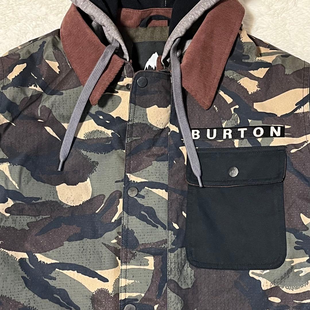 BURTON 迷彩柄 スノーボードウェア、ジャケット　☆美品☆