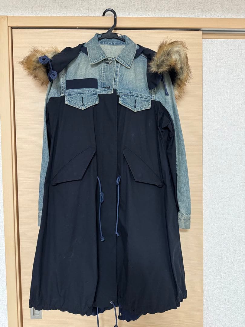 sacai　19AW Denim Docking Mods Coat