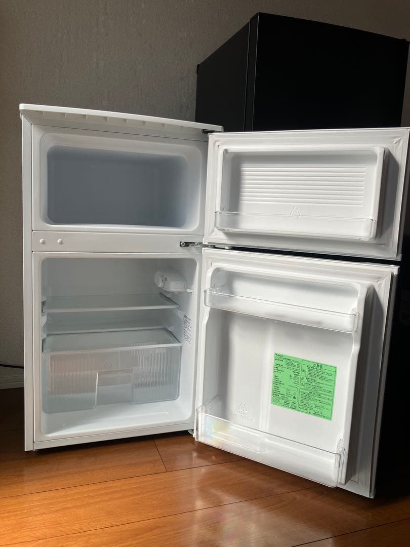 YAMADA 2ドア 冷凍冷蔵庫 2019年製 90L 単身用　セカンド冷蔵庫