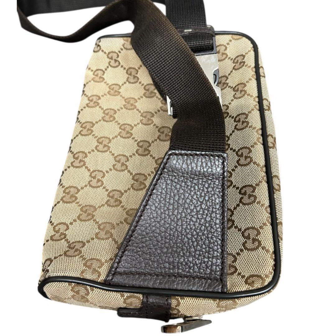 GUCCI グッチ GG柄 キャンバス ベルトバッグ