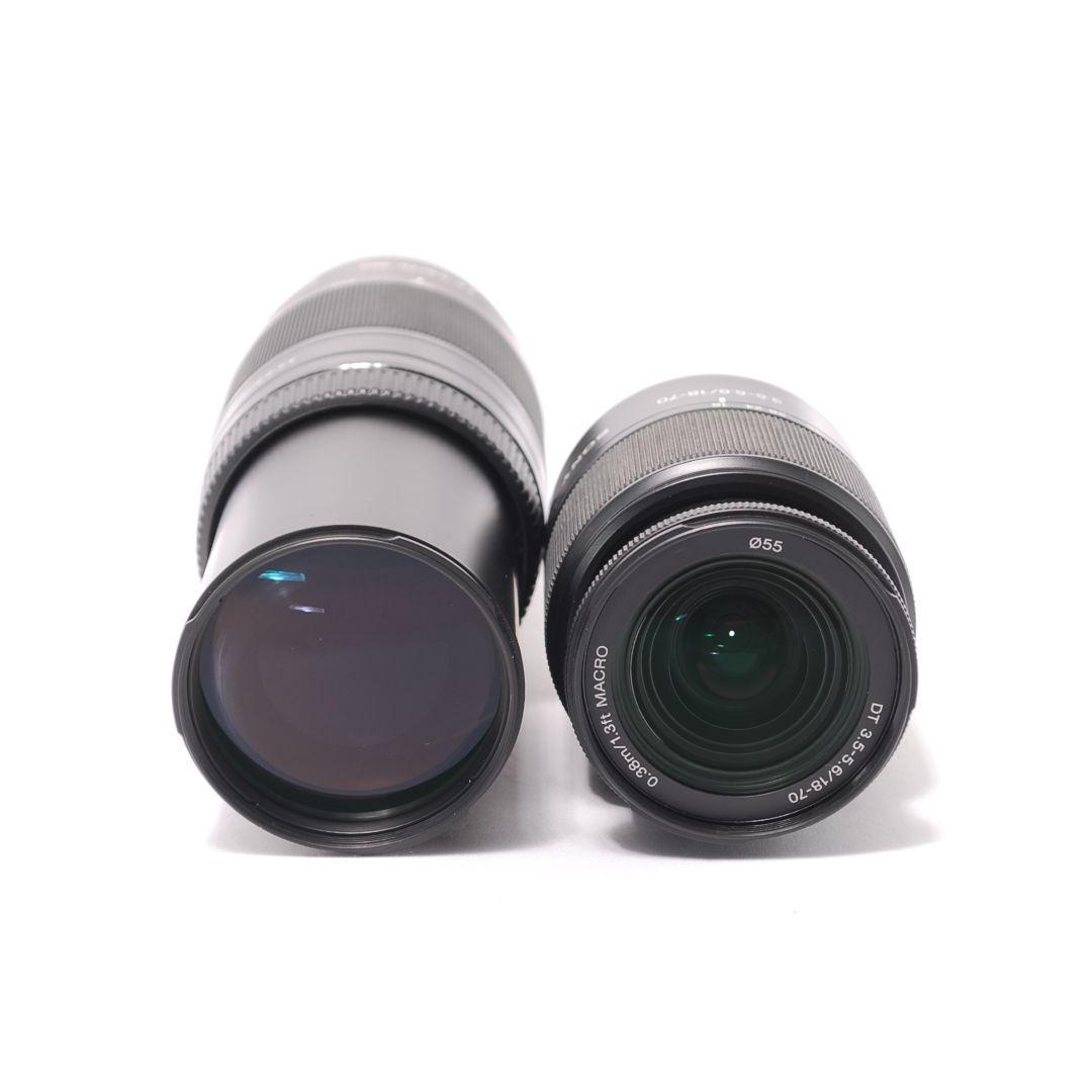 ❤即購入1000円OFF❤美品❤ ソニー α55 超望遠レンズ ダブルズーム