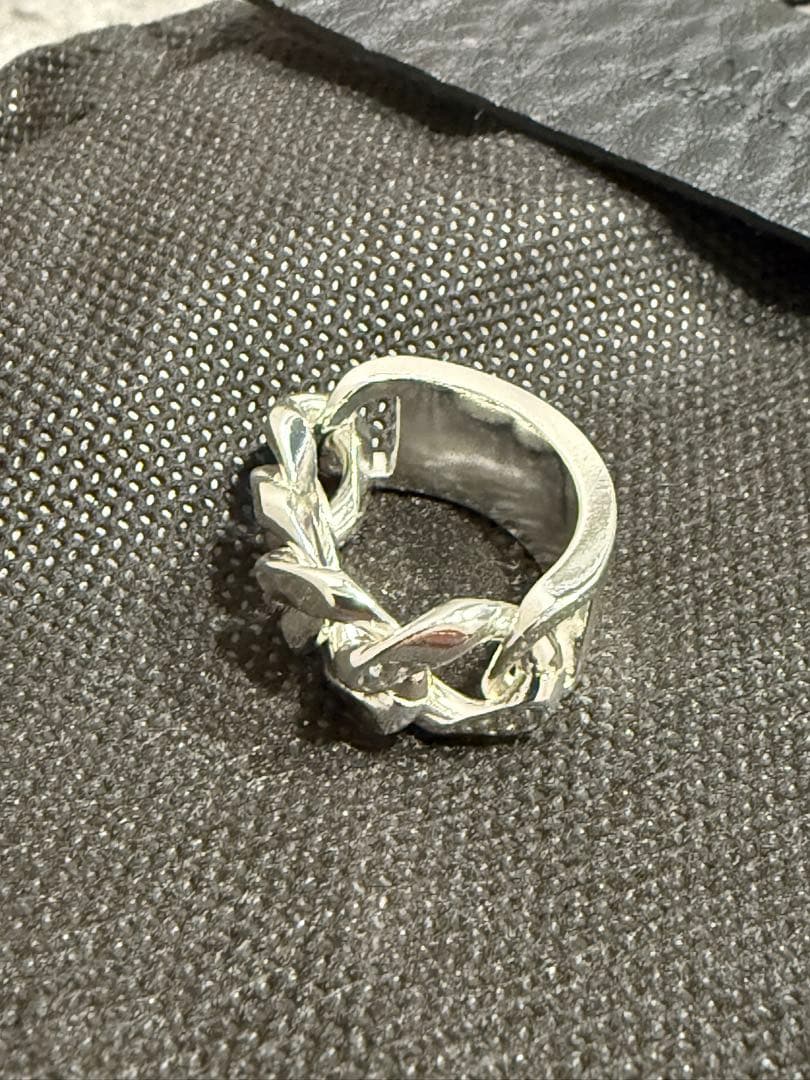 【本日値下げ】M.U.L ダイヤモンドプレートBチェーンリング