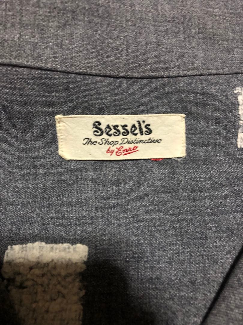60’s USA製 Sessel’sヴィンテージレーヨンシャツ オープンカラー
