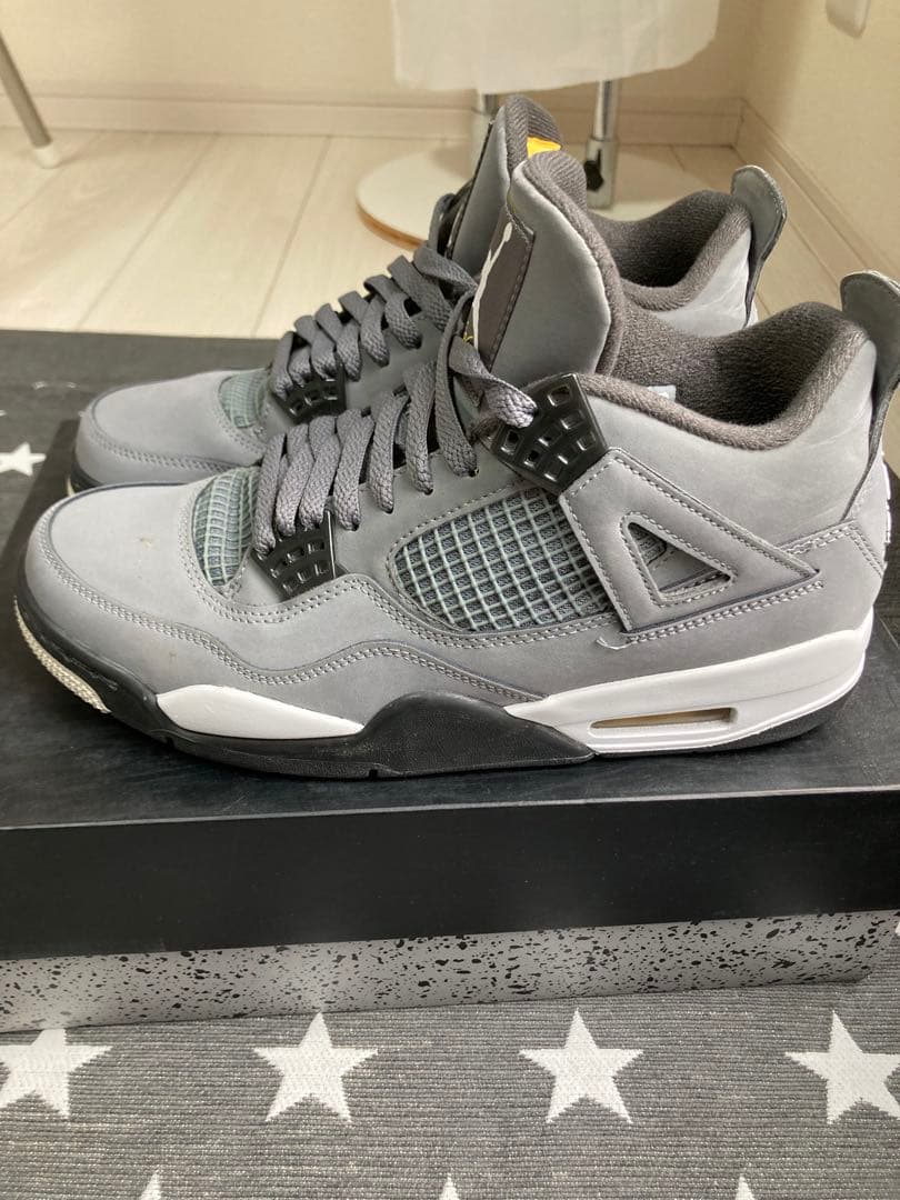 靴 NIKE AIR JORDAN 4 RETRO COOL GREY
