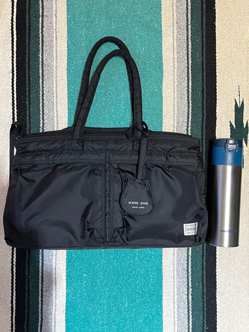 22SS HYKE × PORTER ヘルメットバッグ　ブラック