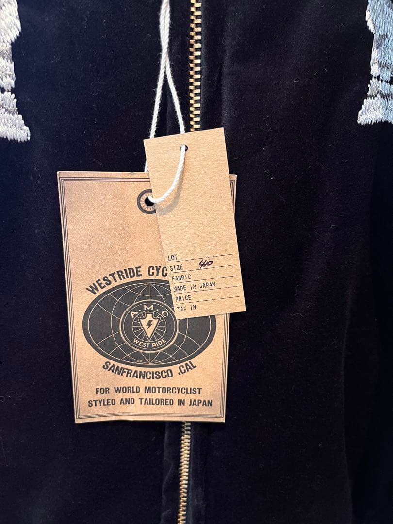 新品未使用！ウエストライドフォーエバースカル スーベニアジャケットリ40サイズ