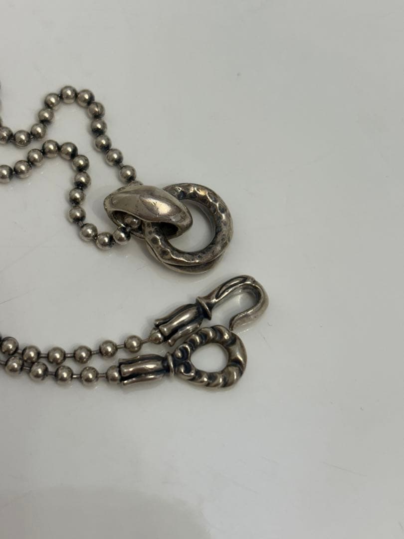 ロンワンズ シルバー チェーンネックレス フック式