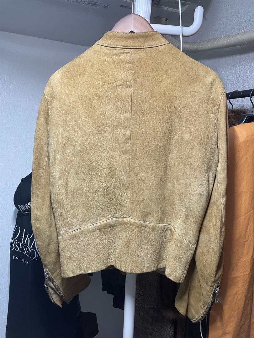 マルタンマルジェラ 05AW スエード ハの字 八の字 ライダースジャケット