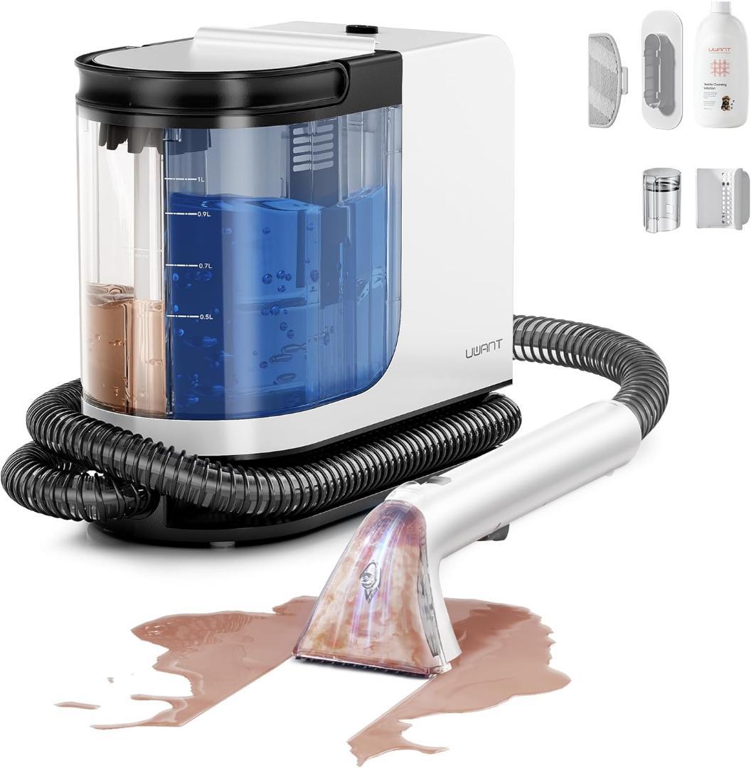 リンサークリーナー カーペットクリーナー 強力吸引力 大容量水タンク