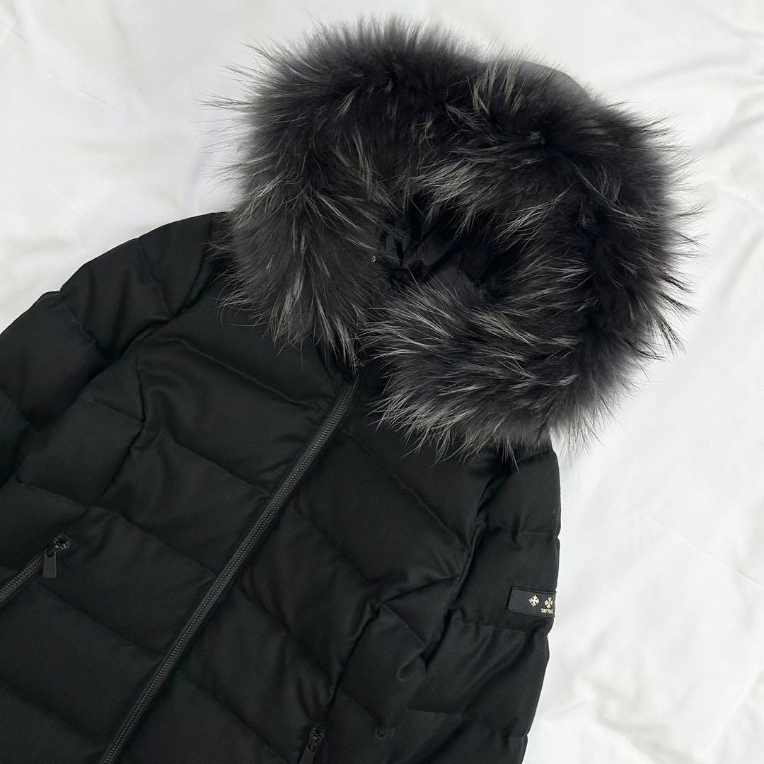 TATRAS　タトラス　ダウンジャケット　2way　黒　ブラック　ファー着脱可◎
