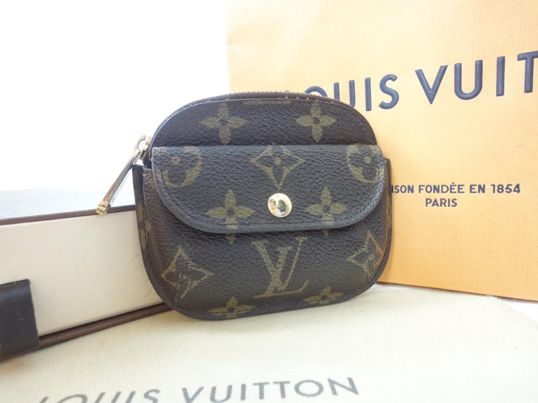 超美品★ルイ・ヴィトン モノグラム【ケース】ポルトモネ・シリング★J01