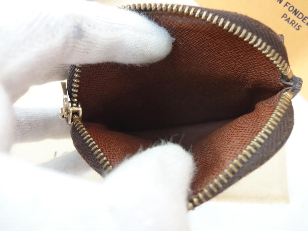 超美品★ルイ・ヴィトン モノグラム【ケース】ポルトモネ・シリング★J01