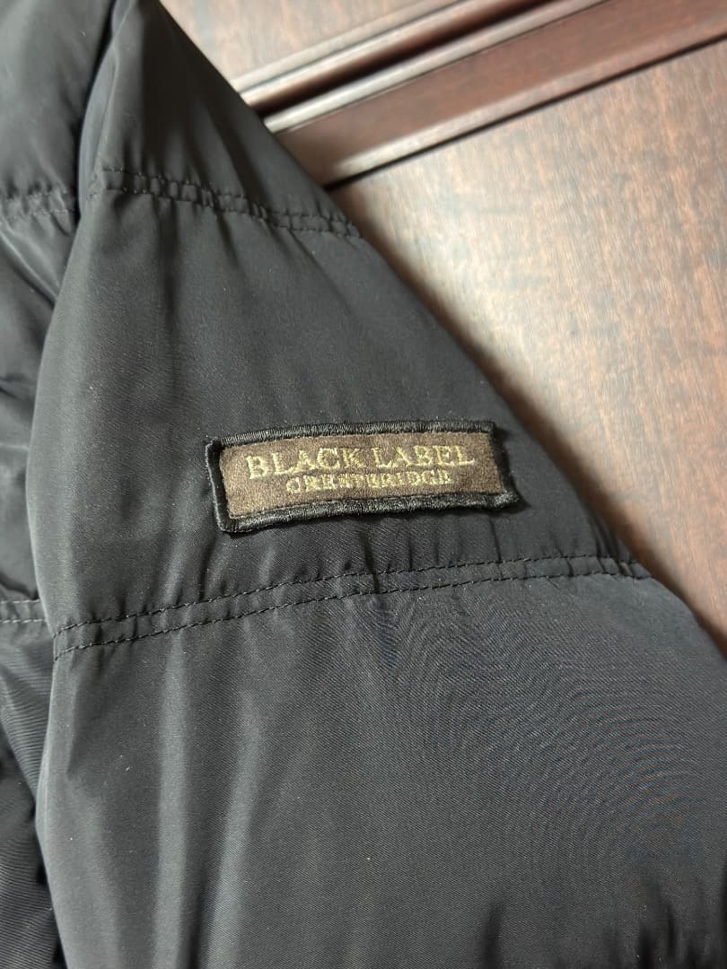 ブラックレーベル クレストブリッジ 4WAYダウンジャケット 黒 Mサイズ