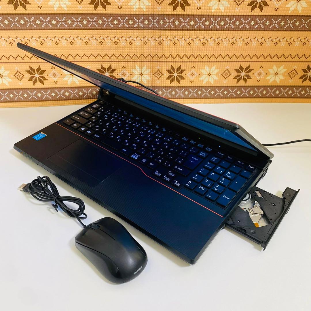 Y13 Fujitsuノートパソコンi5メモリ8G高速Windows11オフィス